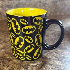 Batman Black and Yellow Mug